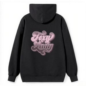 Vintage Pink Script Classic Hoodie
